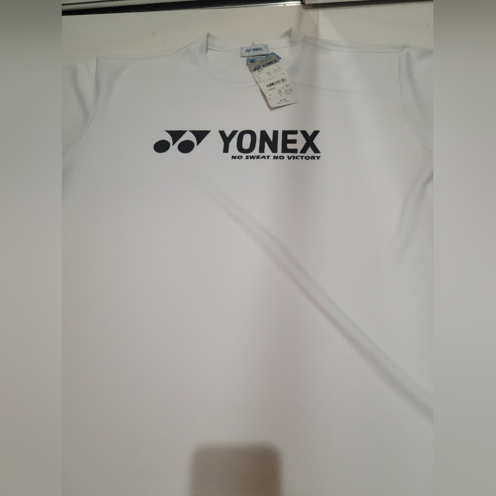 Yonex White Short Sleeve Men's Tee